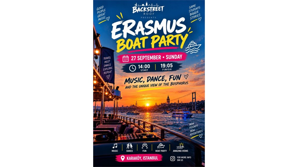 ERASMUS BOAT PARTY