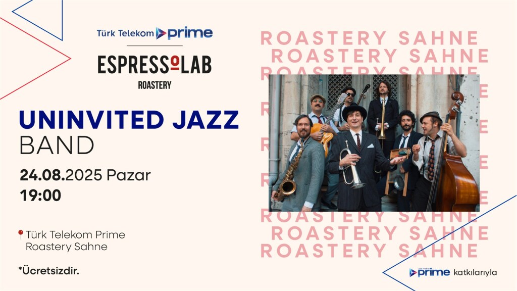 Espressolab Roastery Sahne- Uninvited Jazz Band