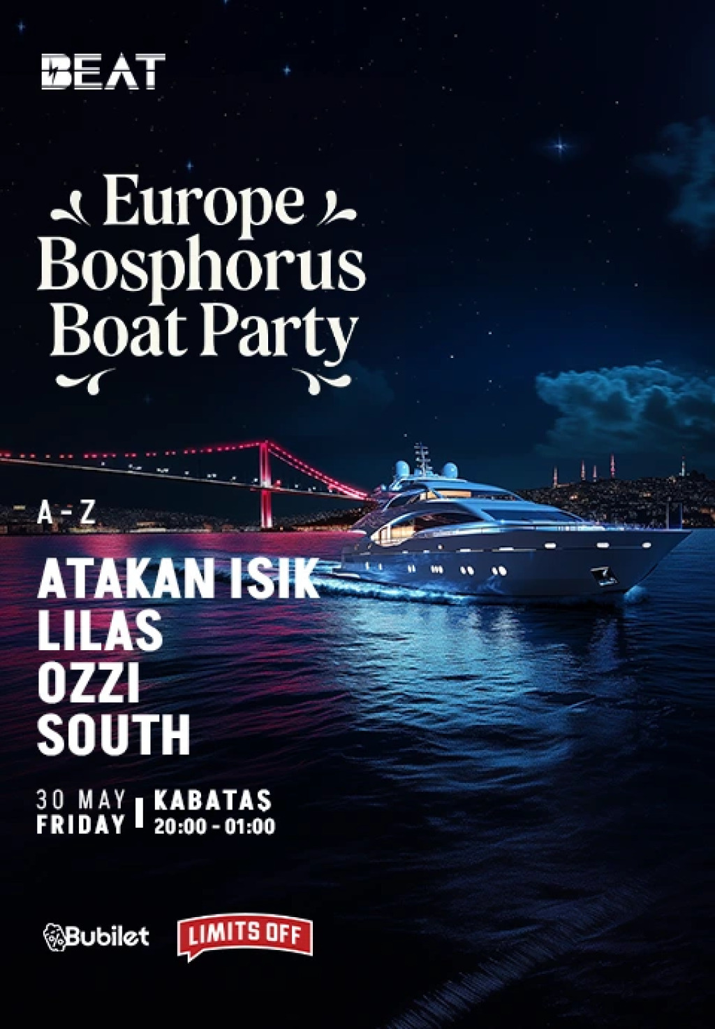 Europe Bosphorus Boat Party