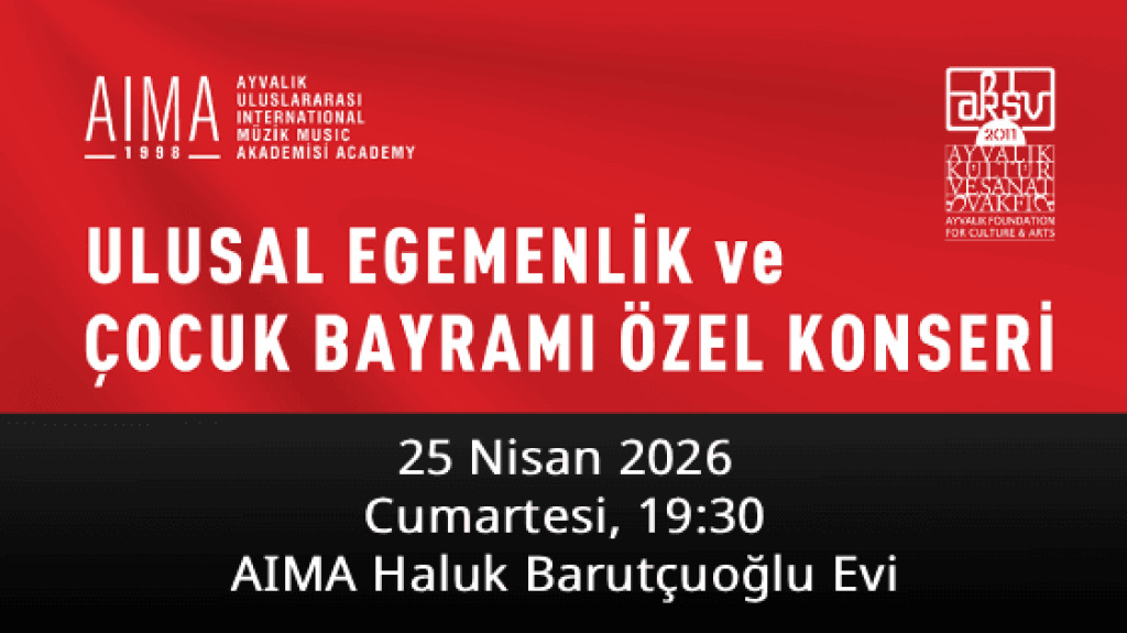 Evrim Aleyna Kuzucuk, Tuan Güleç ve Beste Eser Piyanolu Üçlü, AIMA Ulusal Egemenlik ve Çocuk Bayramı Özel