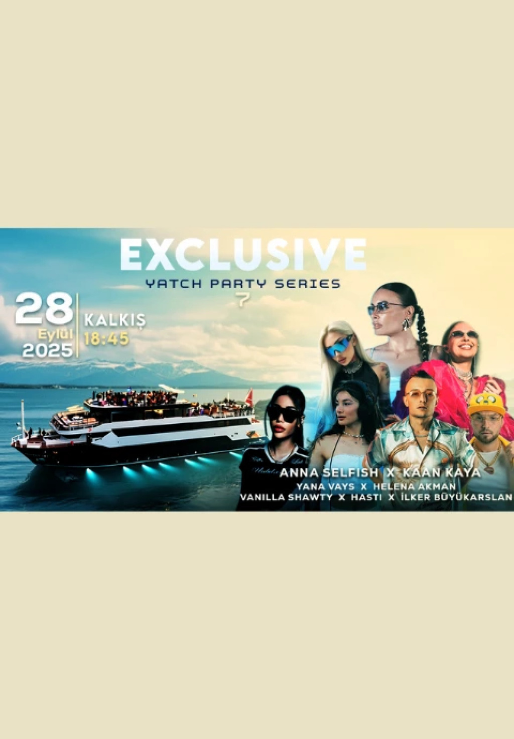 EXCLUSIVE YACHT PARTY SERIES