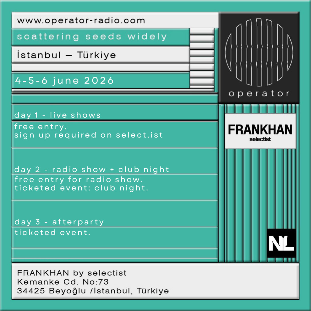 Fade After Dark: Scattering Seeds Widely | Operator Radio x Frankhan by Selectist