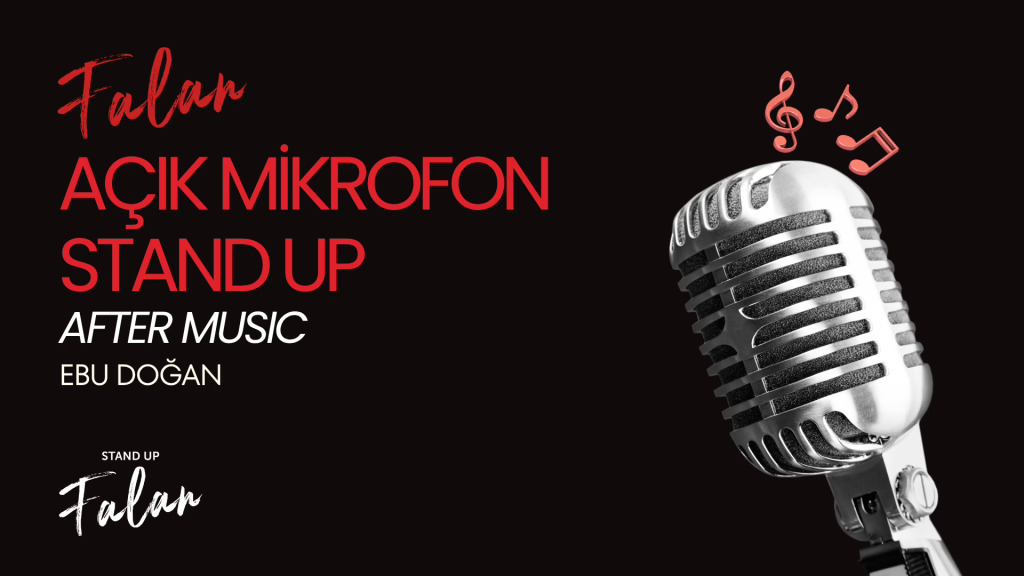 Falan Açık Mikrofon Stand Up After Müzik
