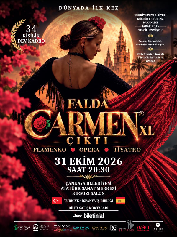 Falda CARMEN Çıktı XL Müzikali