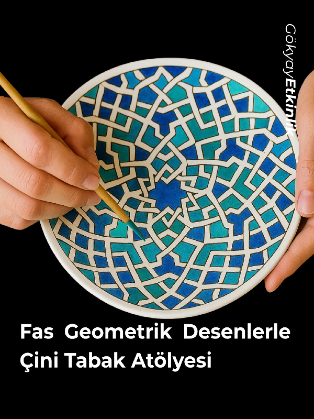 Fas Geometrik Desenli Çini Atölyesi