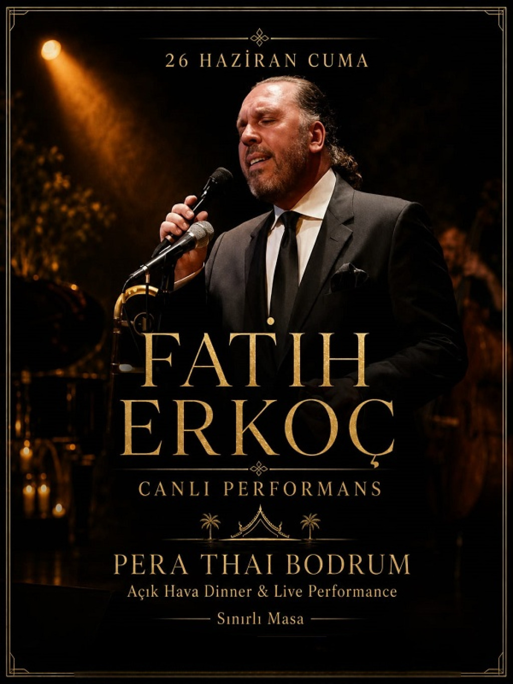 Fatih Erkoç Canlı Performans | Pera Thai Bodrum