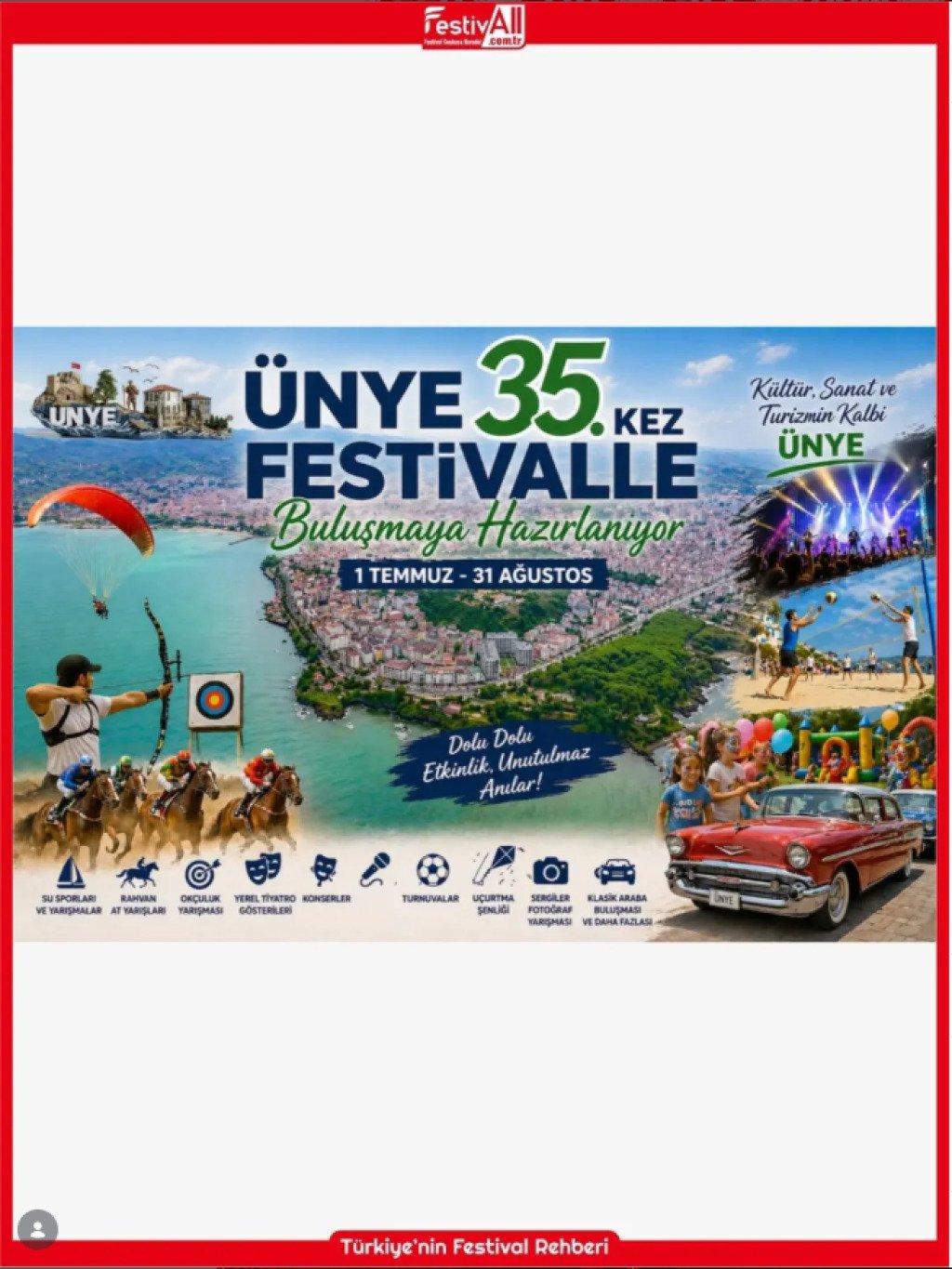 Ünye Uluslararası Kültür Sanat Ve Turizm
