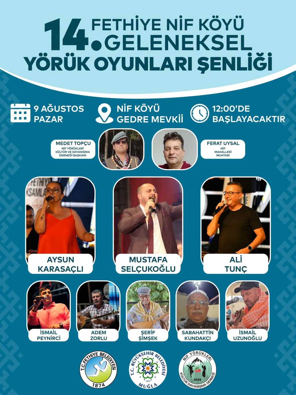 Fethiye Nif Köyü Geleneksel Yörük Oyunları Şenliği