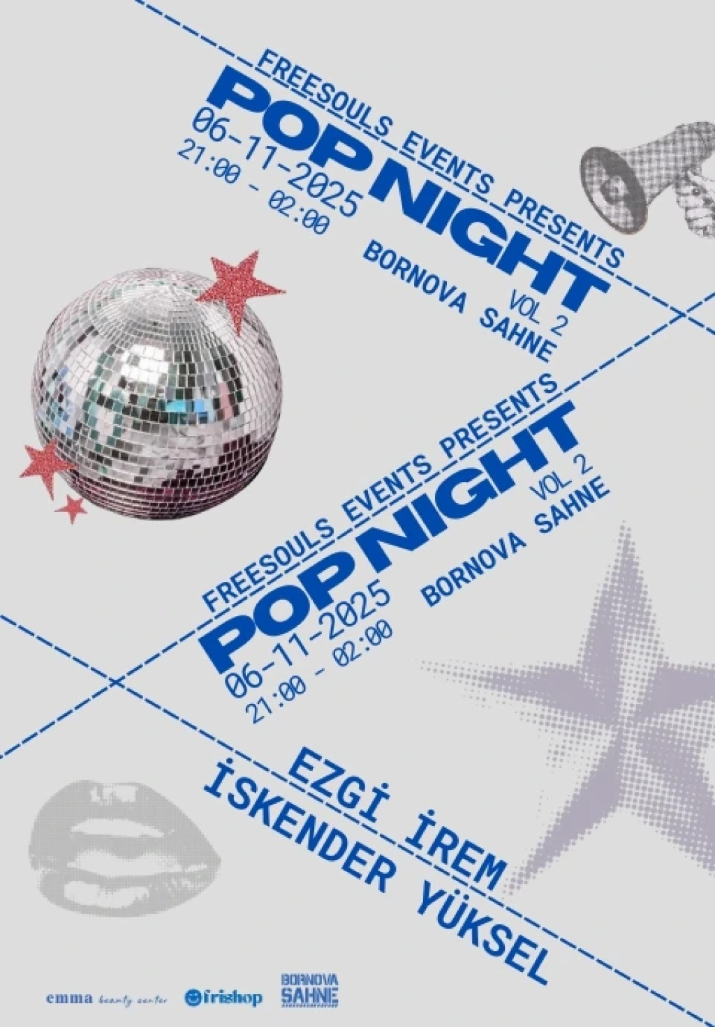 Freesouls Events Sunar: POP NIGHT VOL. 2