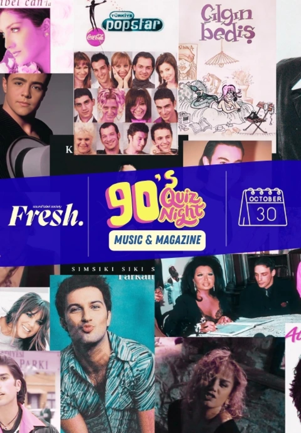 Fresh Sounds Sunar: 90s - 00s Quiz Night & DJ Set