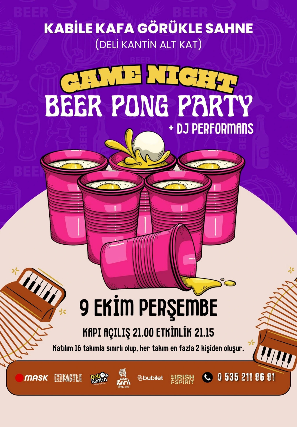 Furkan Arnas ile Game Night-Beer Pong Party