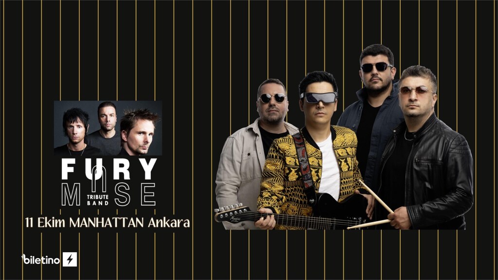 Fury - Muse Tribute Band - Manhattan Ankara 11 Ekim 2025 Cumartesi