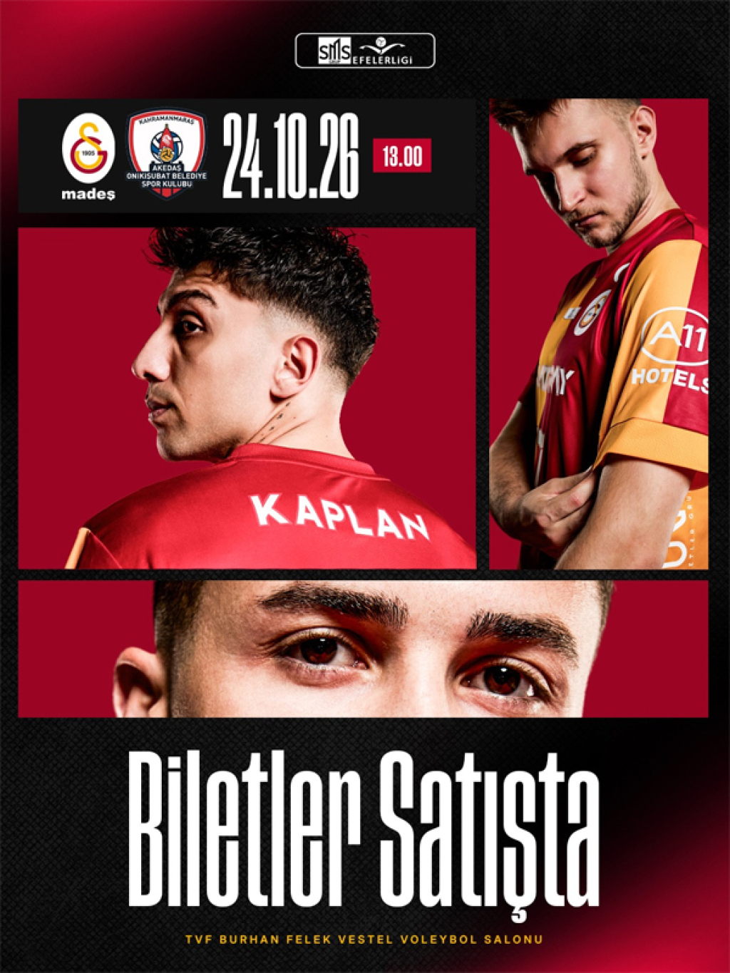 Galatasaray MADEŞ MOBİLYA - AKEDAŞ Onikişubat Belediye Spor