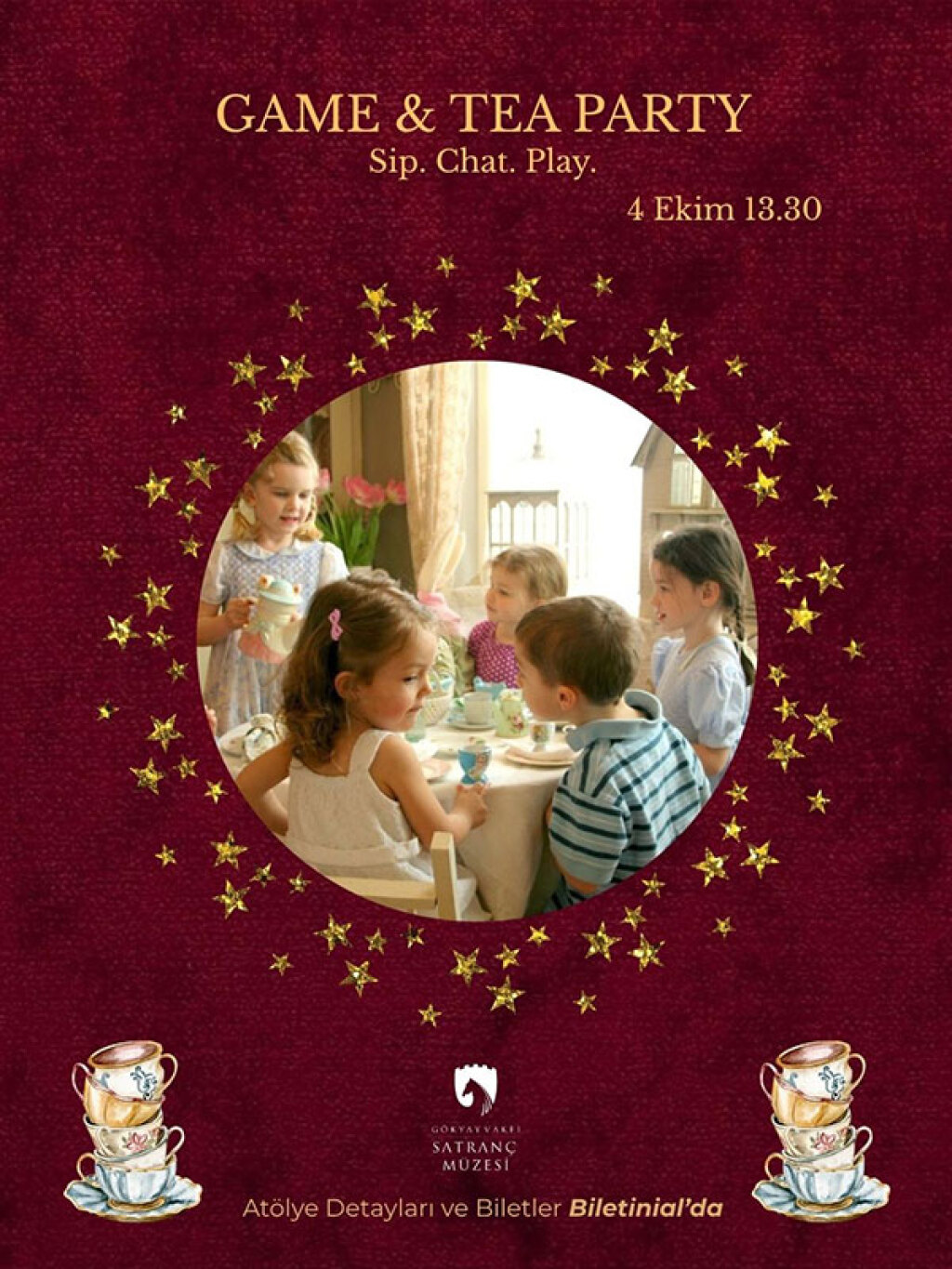 Game & Tea Party: Sip. Chat. Play.