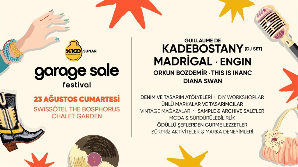 Garage Sale Festival 2025 @Swissotel The Bosphorus Chalet Garden