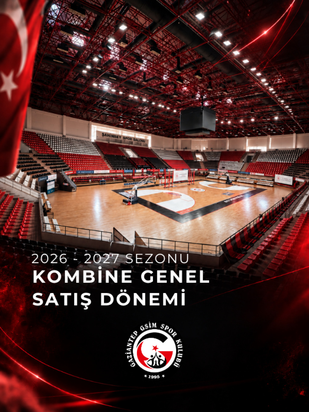 Gaziantep Gençlik ve Spor İl Müdürlüğü Spor Kulübü 2026-2027 Sezonu Kombine Satışı