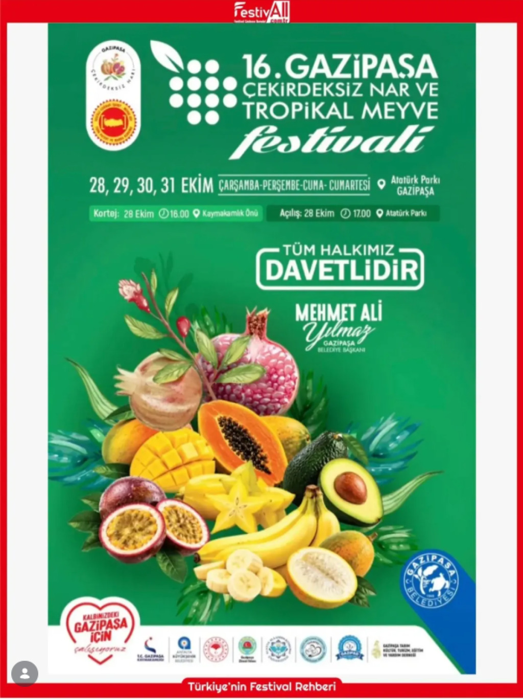 Gazipaşa Çekirdeksiz Nar Ve Tropikal Meyve