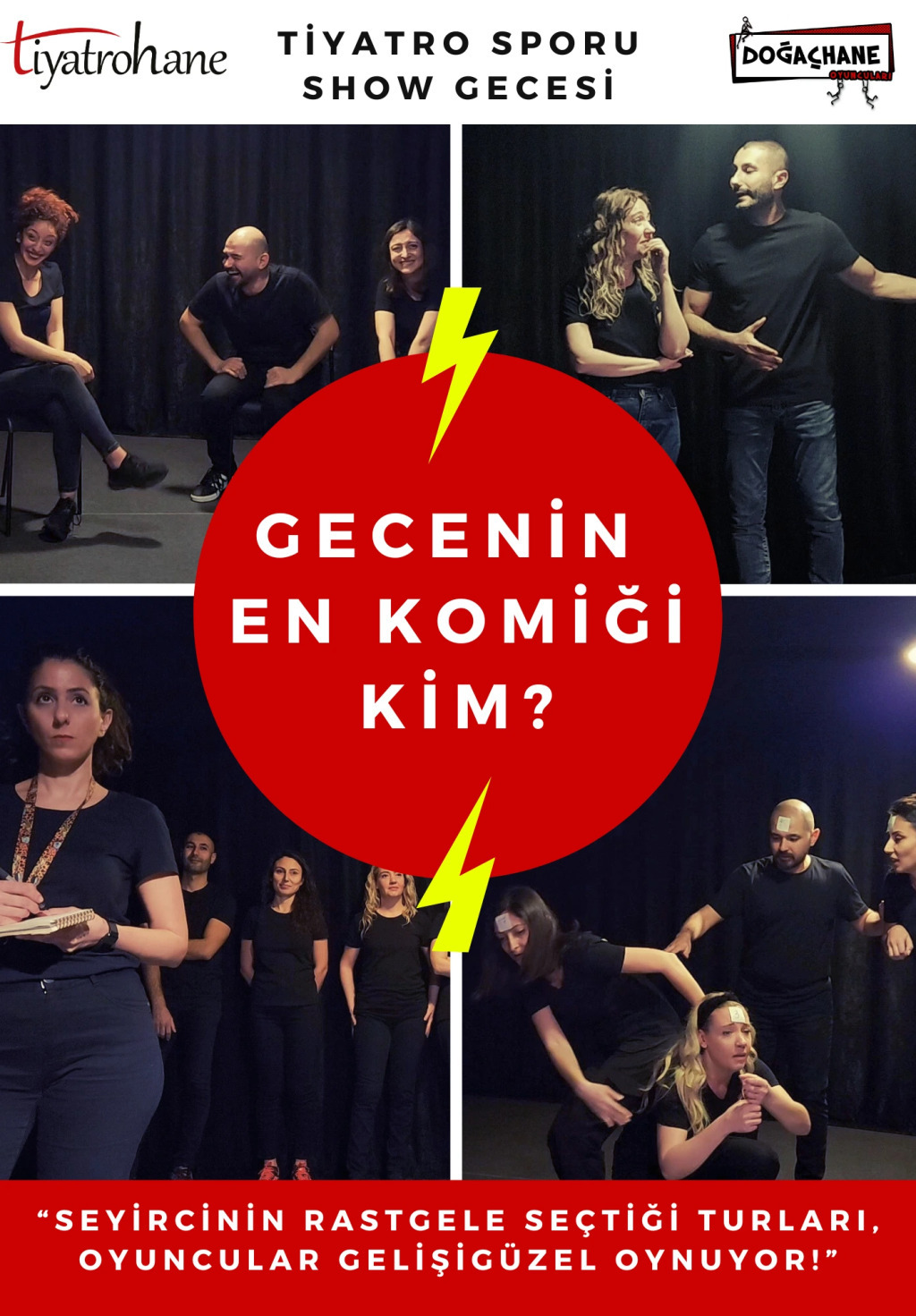 "Gecenin En Komiği Kim? Doğaçhane" Doğaçlama Tiyatro Sporu