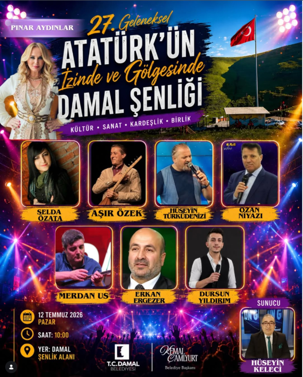 Geleneksel Atatürk'Ün İzinde Ve Gölgesinde Damal Şenliği