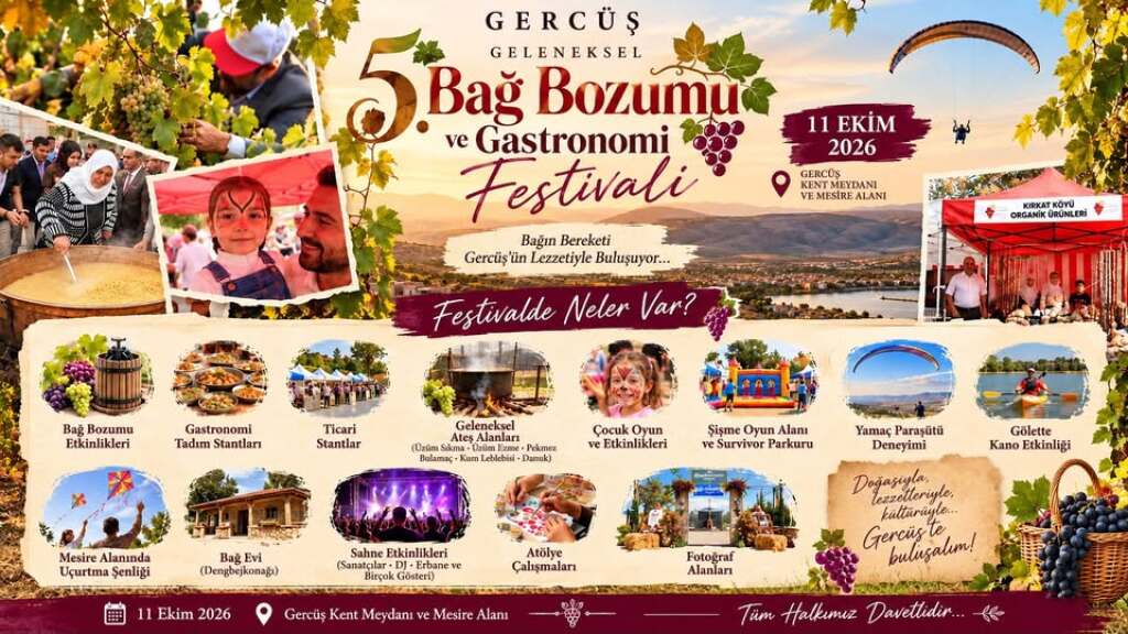 Geleneksel Gercüş Bağ Bozumu Ve Gastronomi