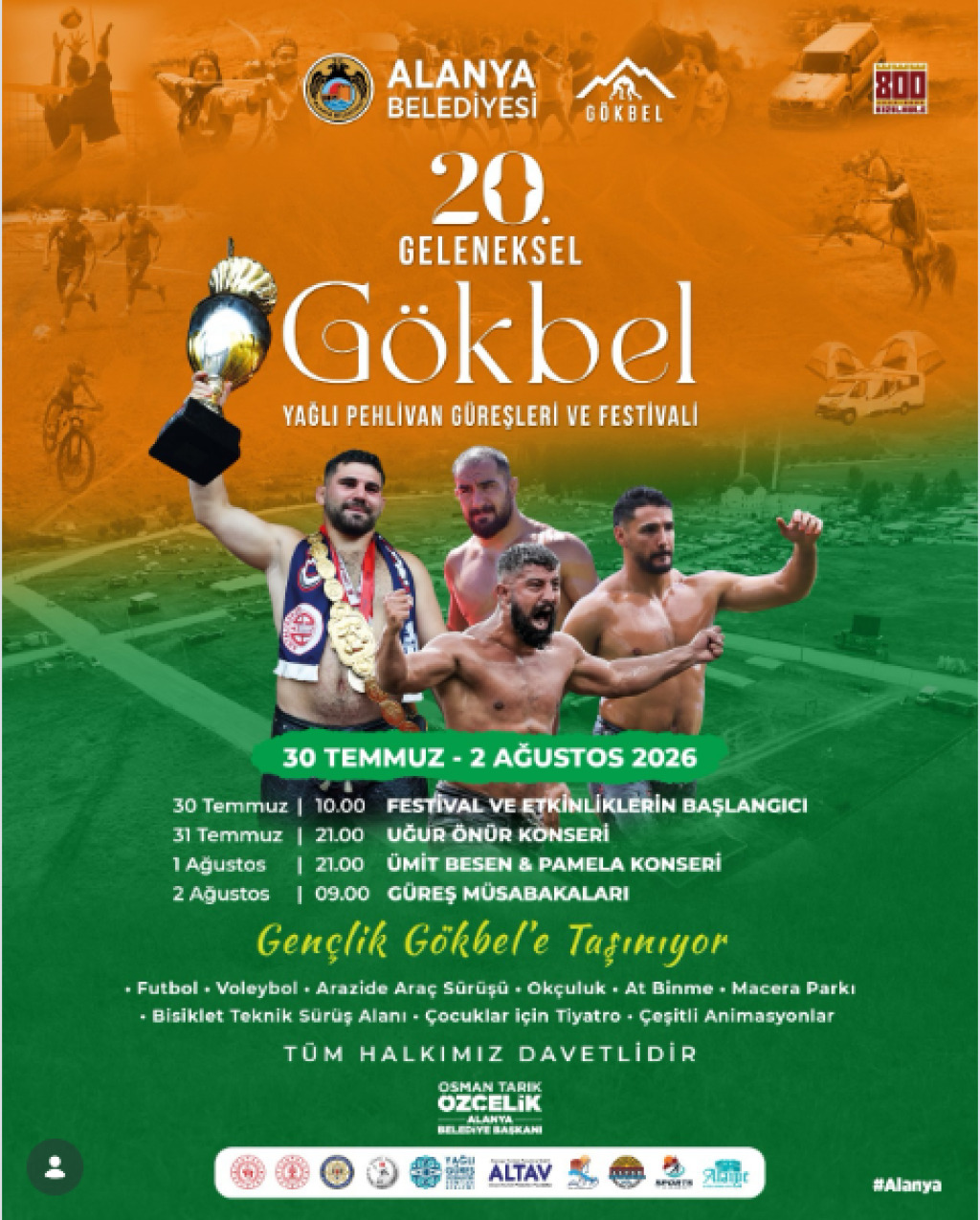 Geleneksel Gökbel Yağlı Pehlivan Güreşleri Ve