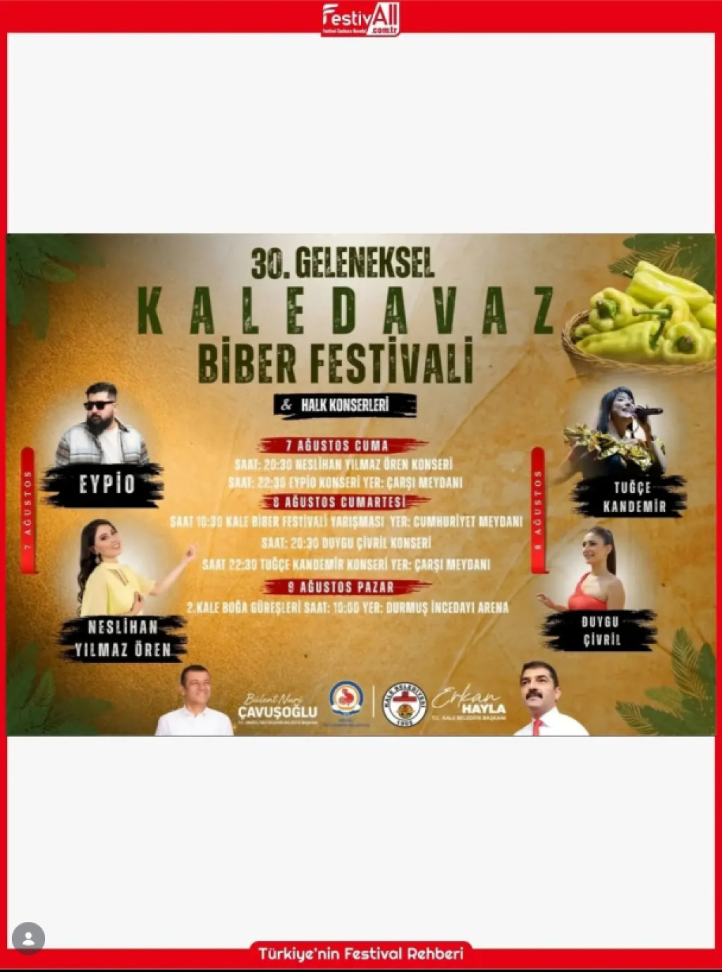 Geleneksel Kaledavaz Biber