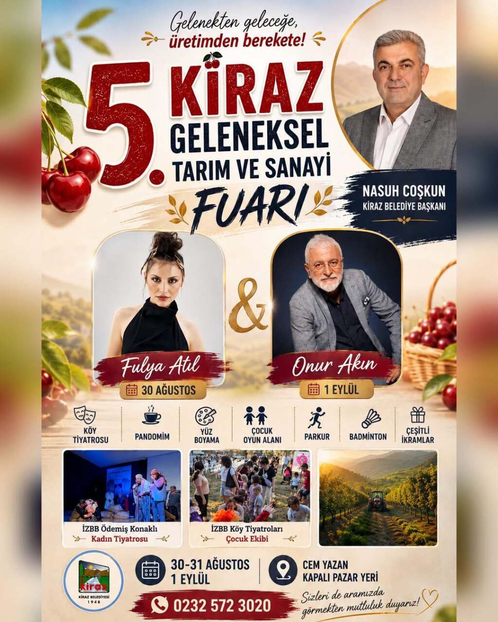 Geleneksel Kiraz Tarım Ve Sanayi Fuarı
