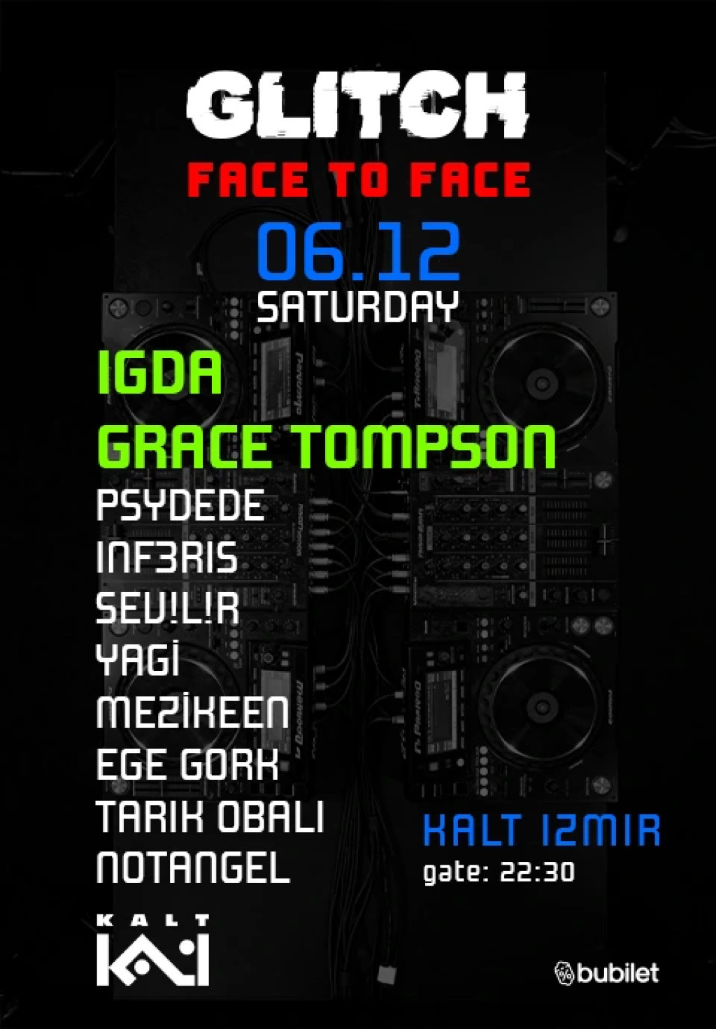 GLITCH PRESENTS: Berlin Ruhuyla İzmir'de İlk Kez F2F Konsepti