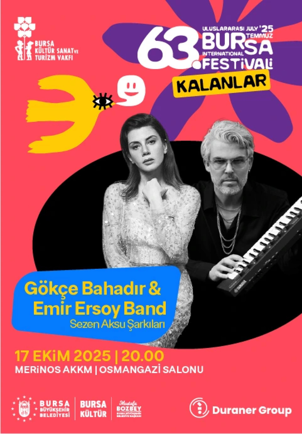 Gökçe Bahadır & Emir Ersoy Band Sezen Aksu Şarkıları - 63. Uluslararası Bursa