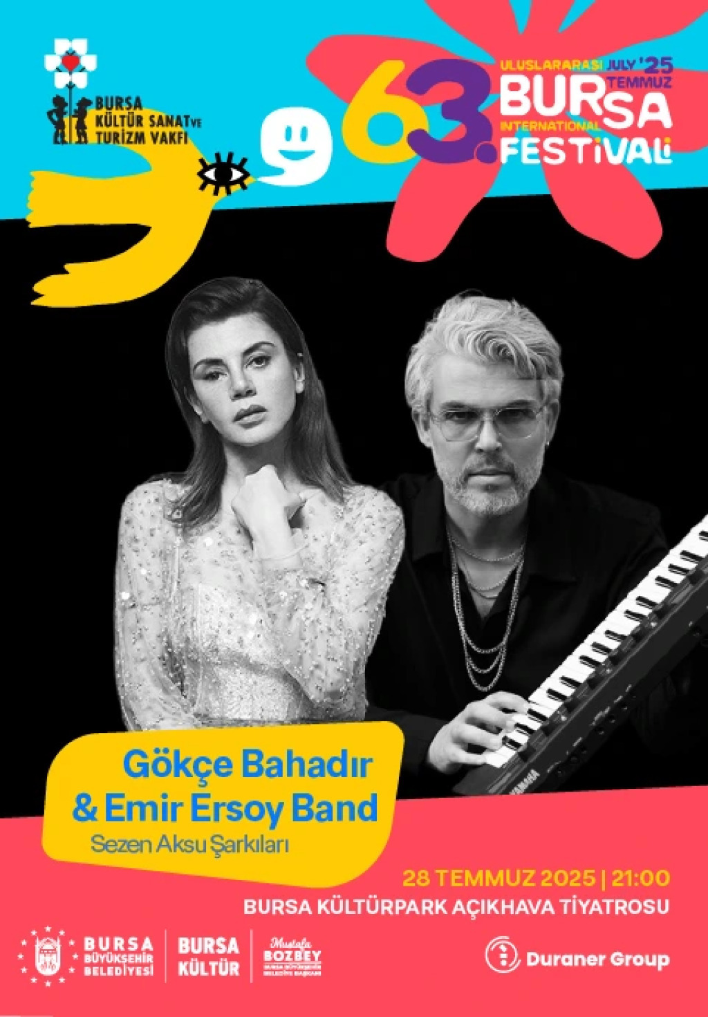 Gökçe Bahadır & Emir Ersoy Band Sezen Aksu Şarkıları - 63. Uluslararası Bursa