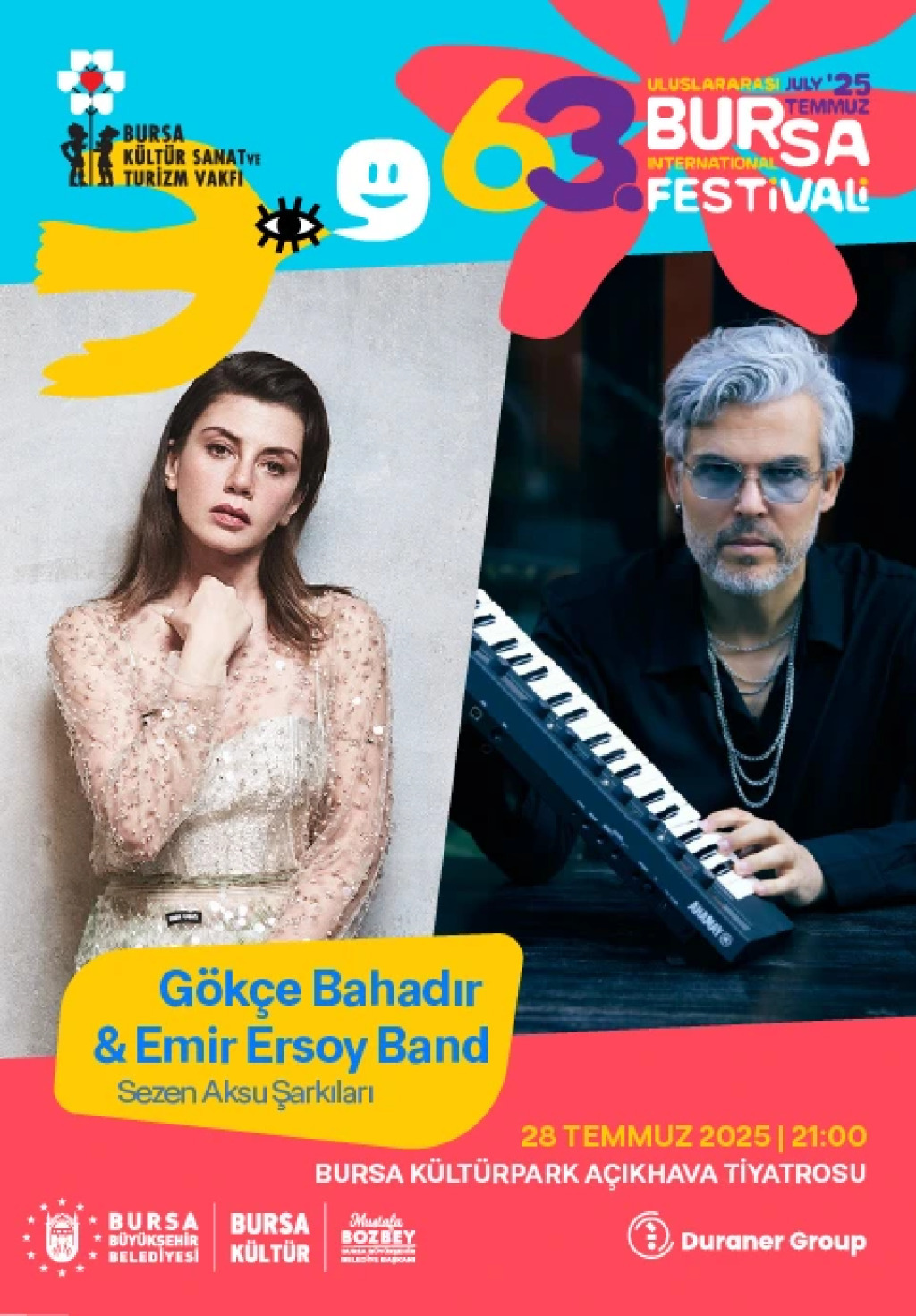 Gökçe Bahadır & Emir Ersoy Band Sezen Aksu Şarkıları - 63. Uluslararası Bursa