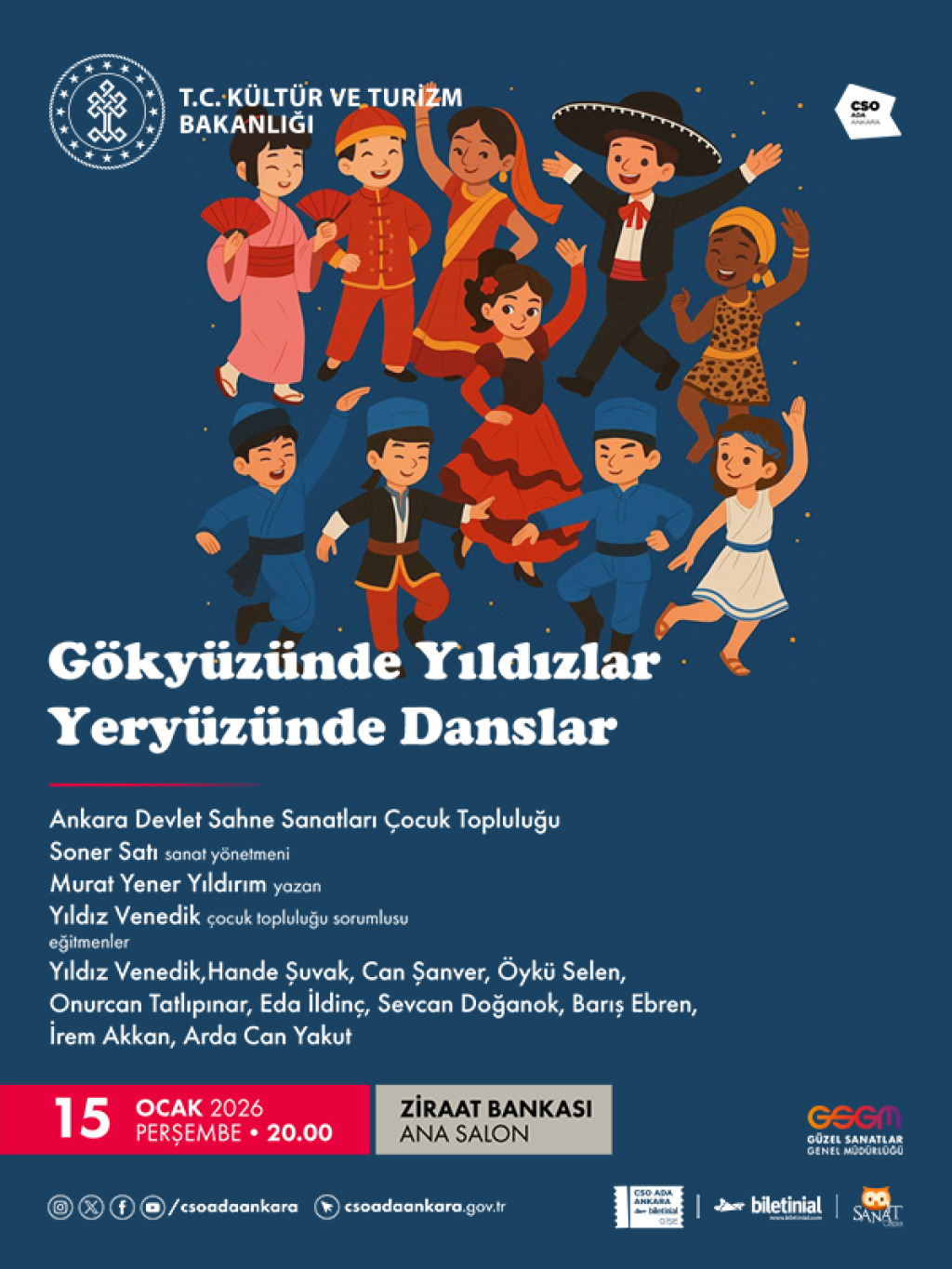 Gökyüzünde Yıldızlar Yeryüzünde Danslar