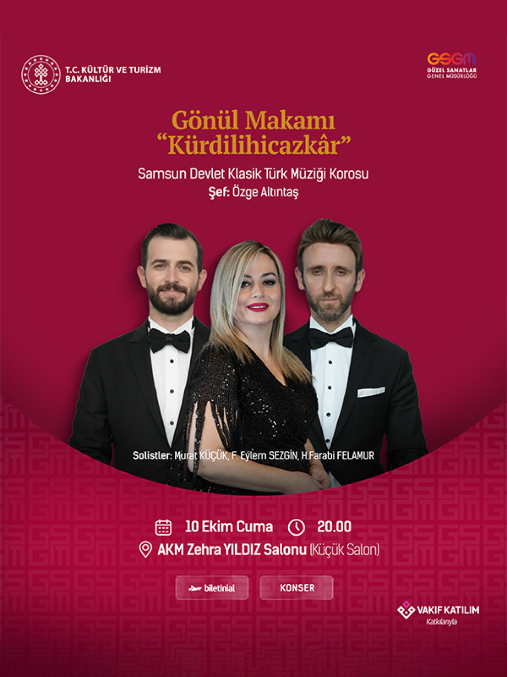 Gönül Makamı ''Kürdilihicazkâr'' - Samsun Devlet Klasik Türk Müziği Korosu