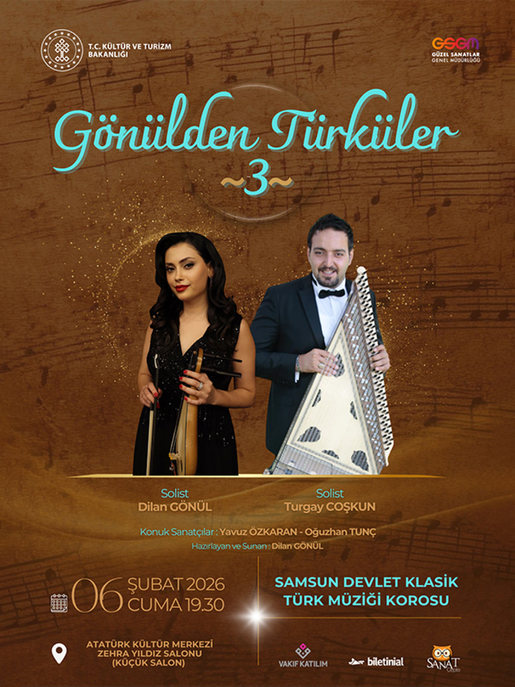 Gönülden Türküler 3 - Samsun Devlet Klasik Türk Müziği Korosu