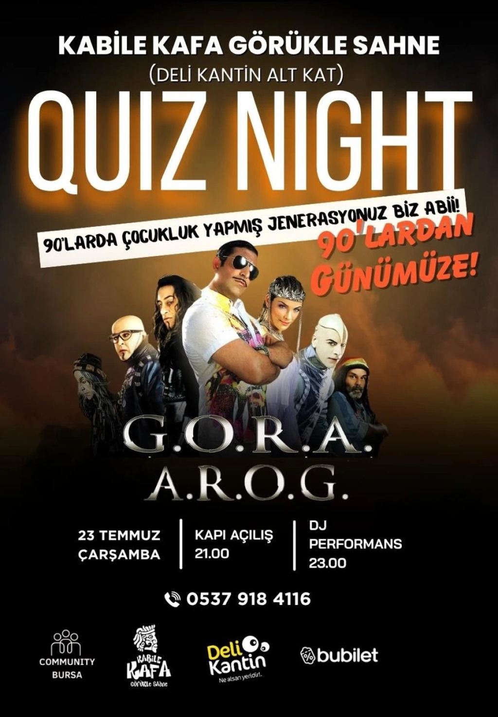 GORA-AROG Quiz Night & DJ Performance