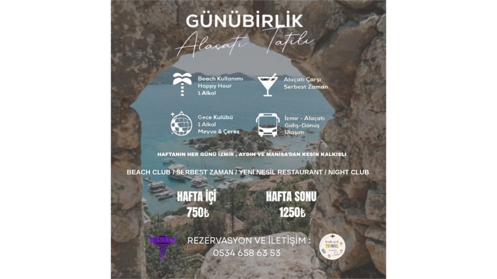 Günübirlik Alaçatı Tatili