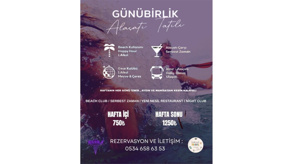 Günübirlik Alaçatı Tatili