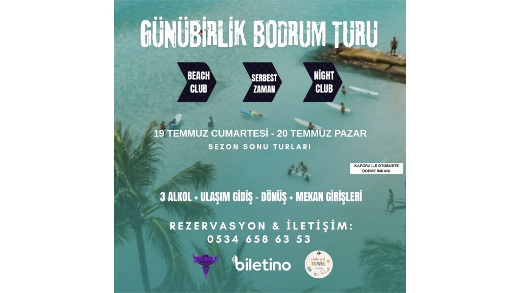 Günübirlik Bodrum Turu
