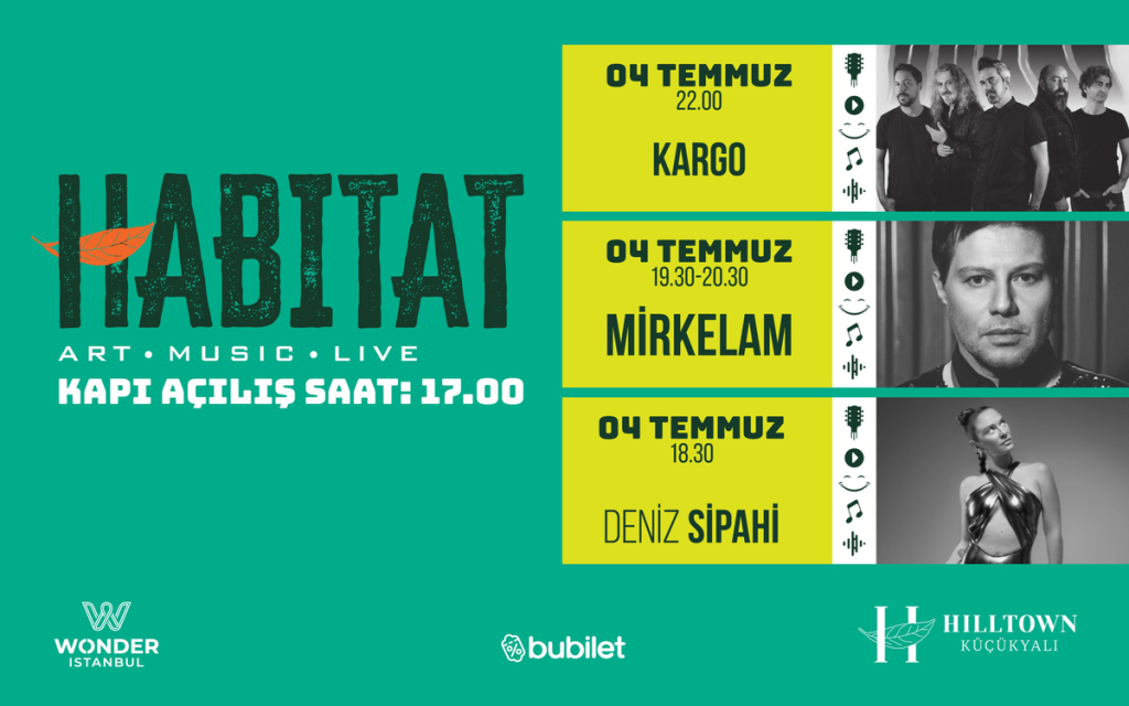 HABITAT Art Music Live-Kargo-Mirkelam-Deniz Sipahi