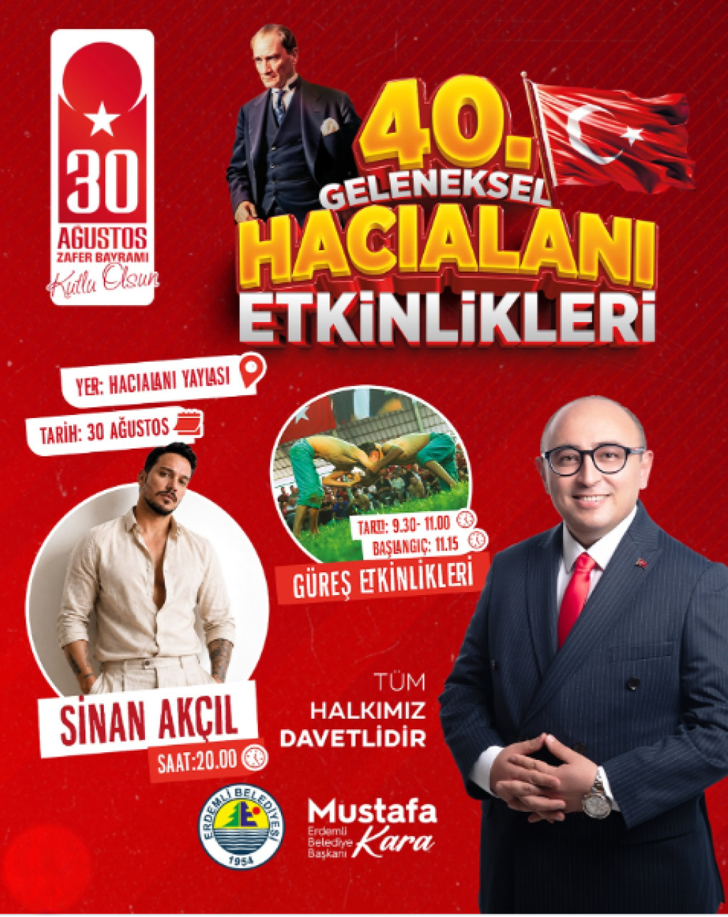 Hacıalanı Geleneksel 30 Ağustos Zafer Bayramı Şenlikleri