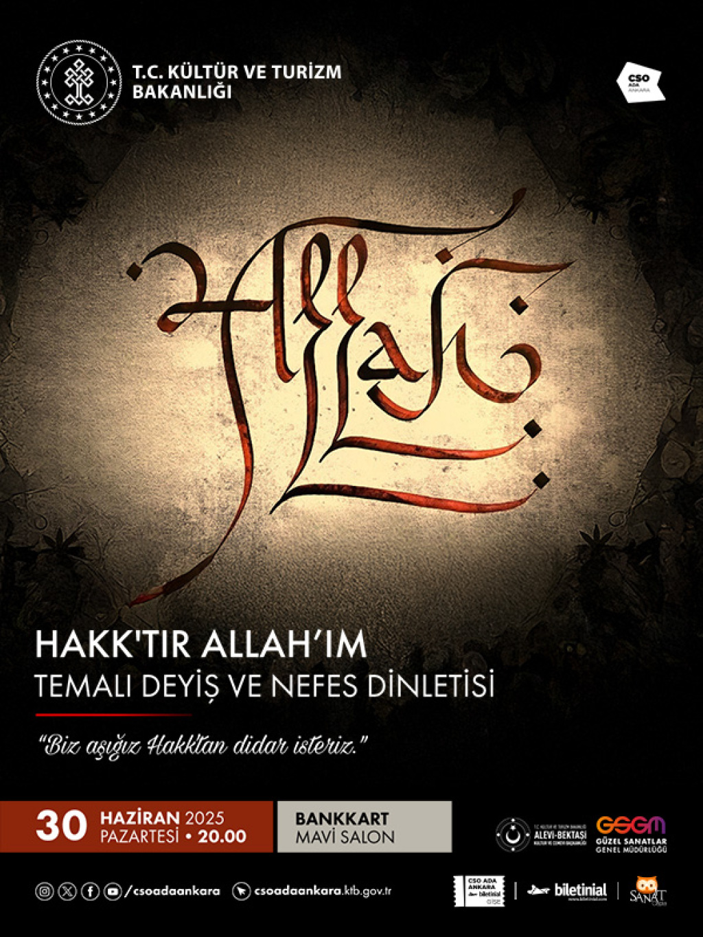 Hakk’tır Allah’ım - Temalı Deyiş ve Nefes Dinletisi
