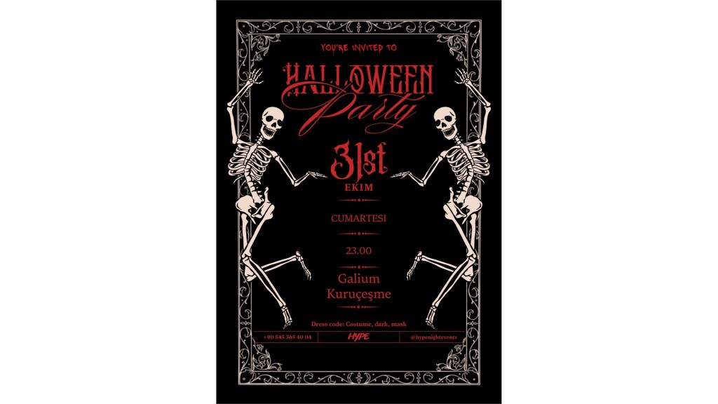 HALLOWEEN PARTY | GALIUM KURUCESME