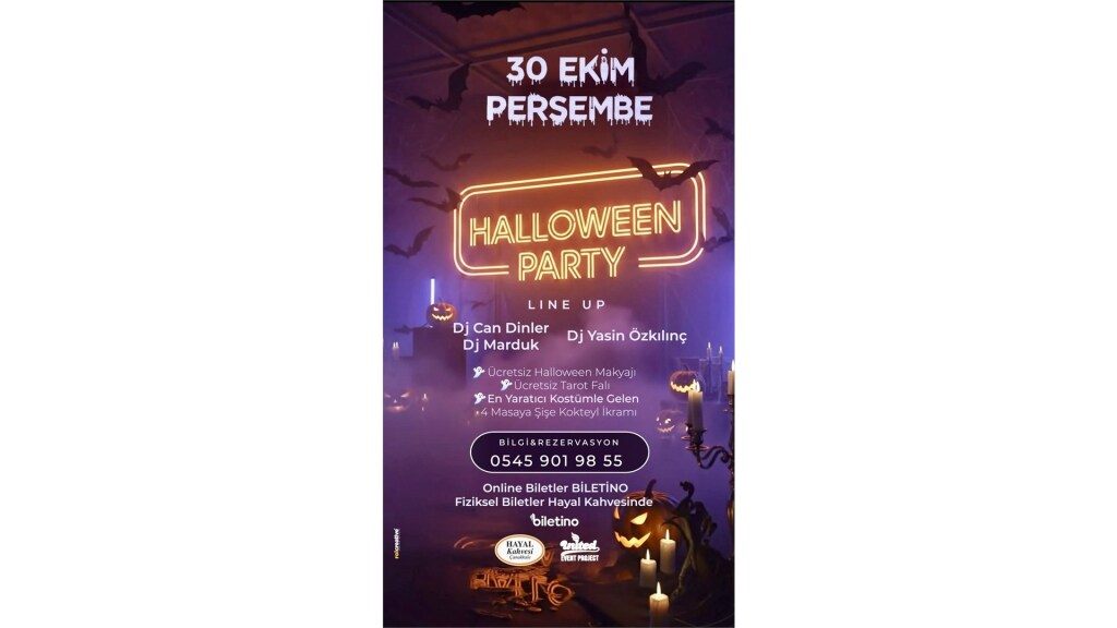 HALLOWEEN PARTY HAYAL KAHVESİ ÇANAKKALE
