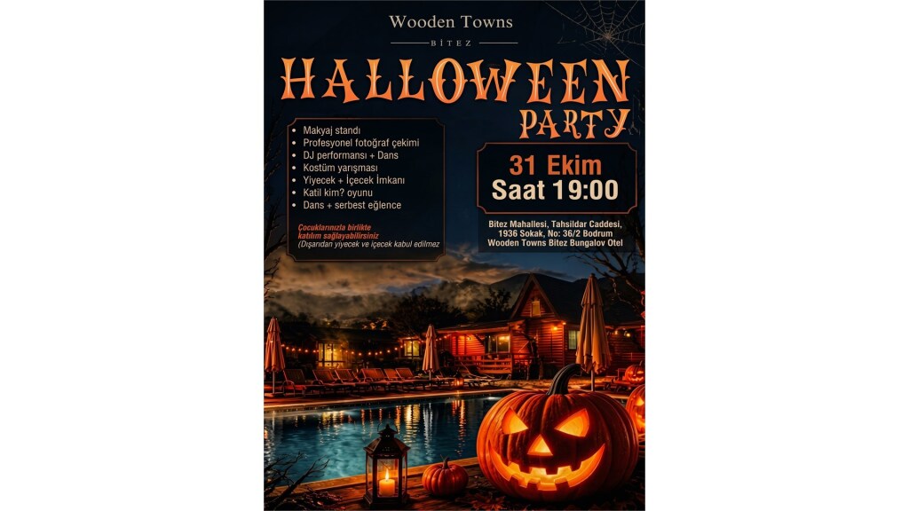 Halloween Party - Wooden Towns Bitez