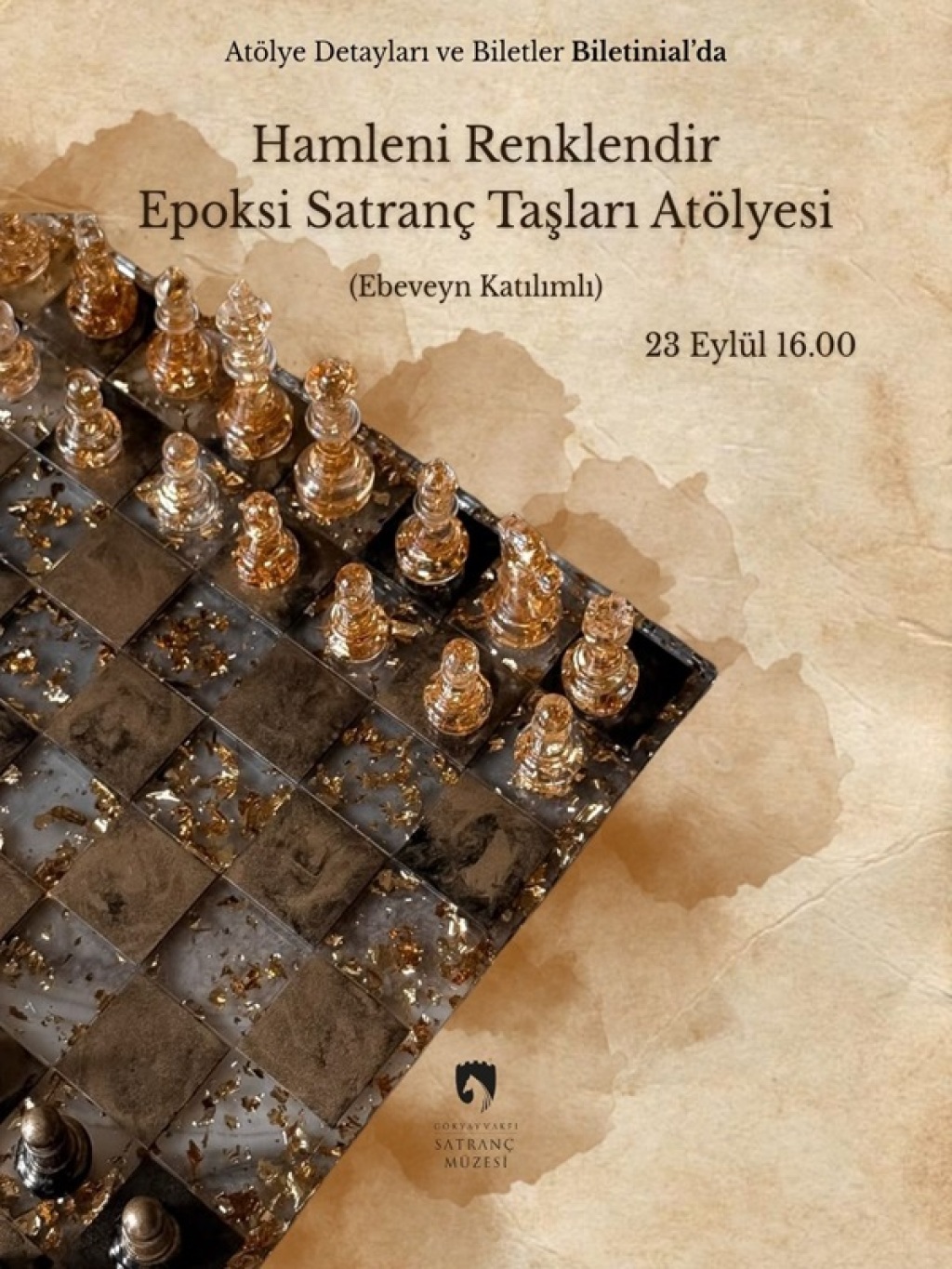 Hamleni Renklendir: Epoksi Satranç Taşları Atölyesi