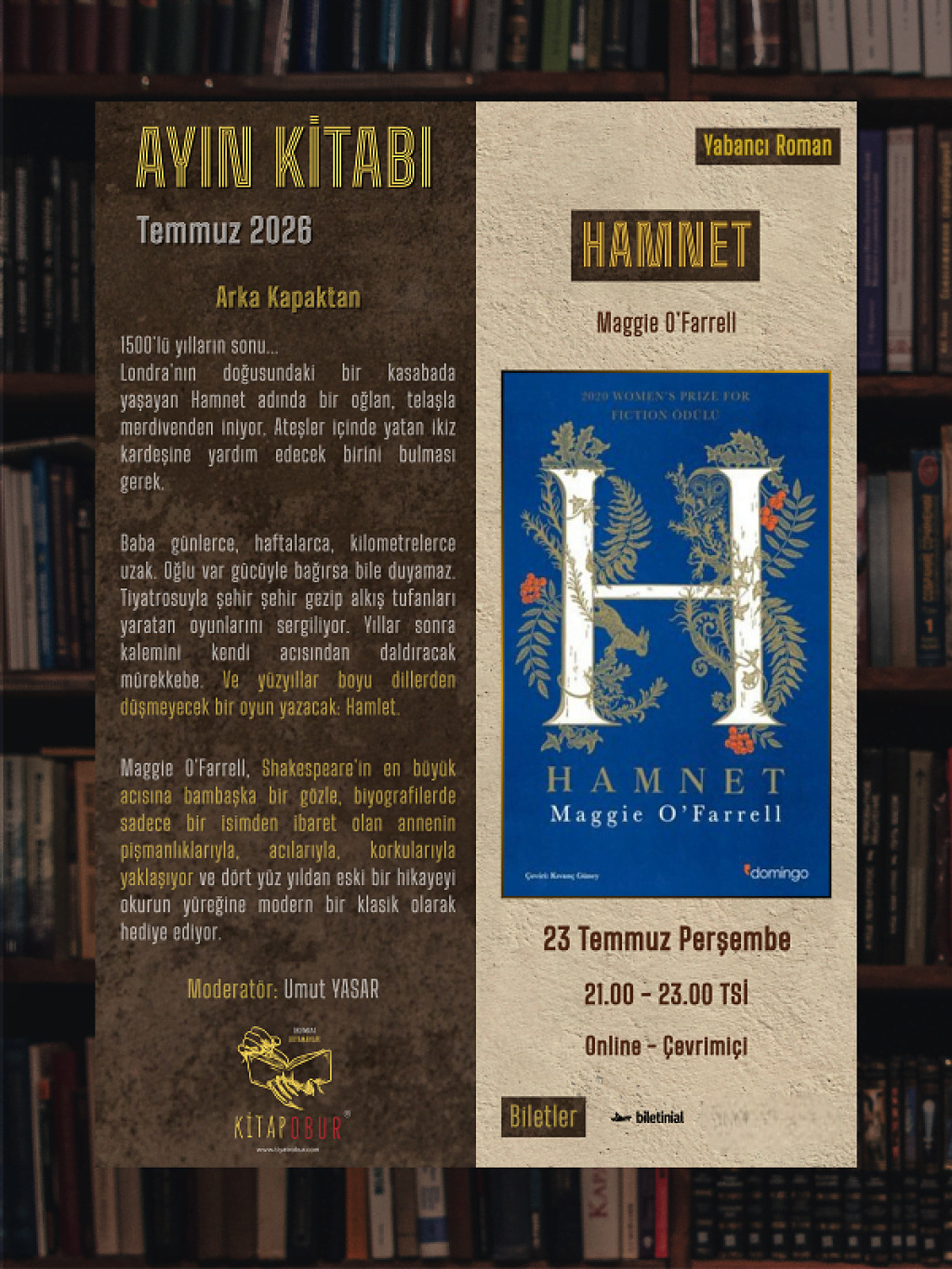 Hamnet - KitapObur / Edebiyat Kulübü
