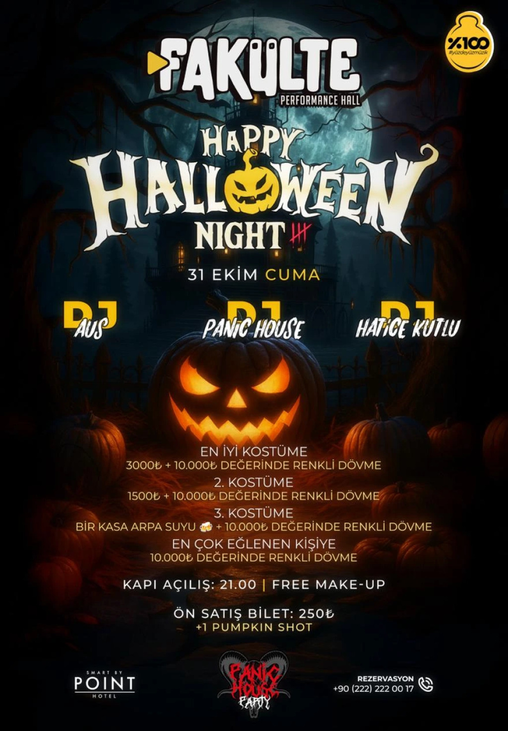 Happy Hallowen Night; Fakülte Eskişehir