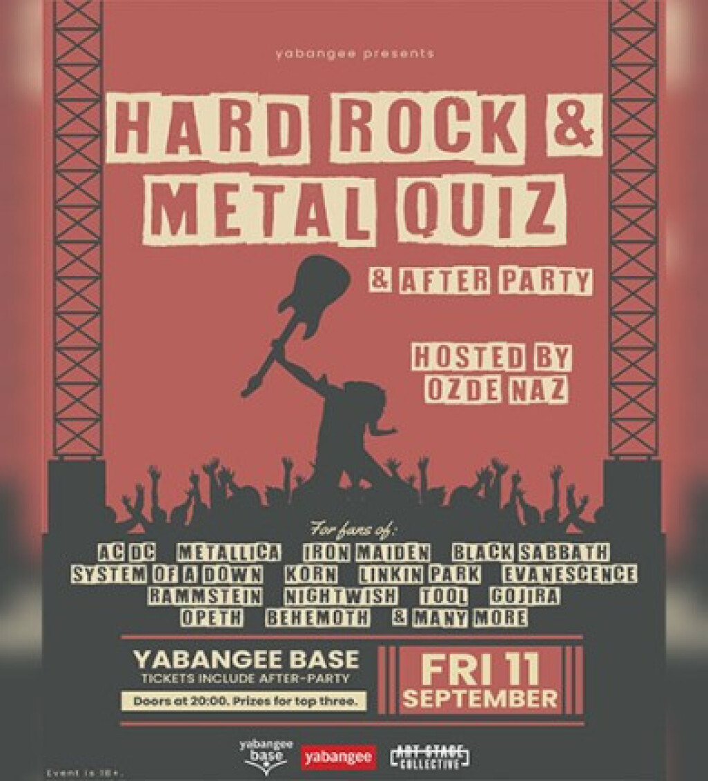 Hard Rock & Metal Quiz Night (with After-Party)