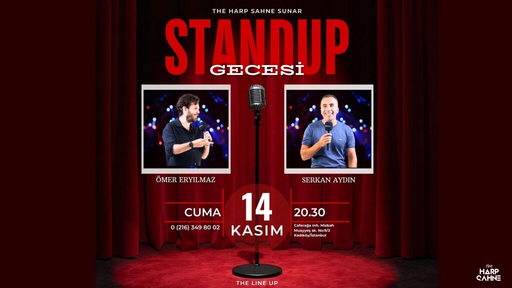 Harp Sahne 2'li Stand Up Gecesi Kadıköy