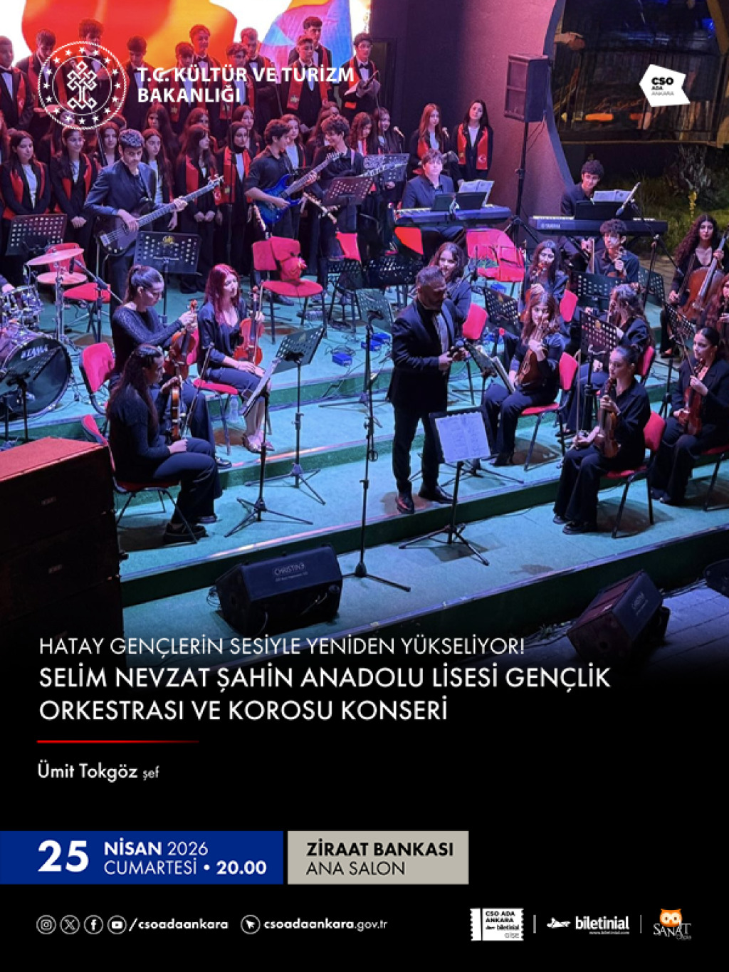Hatay Gençlerin Sesiyle Yeniden Yükseliyor! Selim Nevzat Şahin Anadolu Lisesi Gençlik Orkestrası ve Korosu
